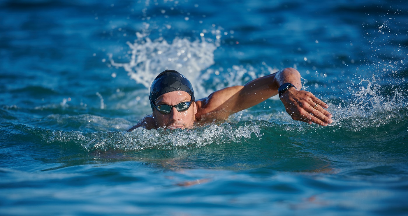 Magic5's Best Triathlon Swimming Goggles worn by Jan Frodeno in Open Water
