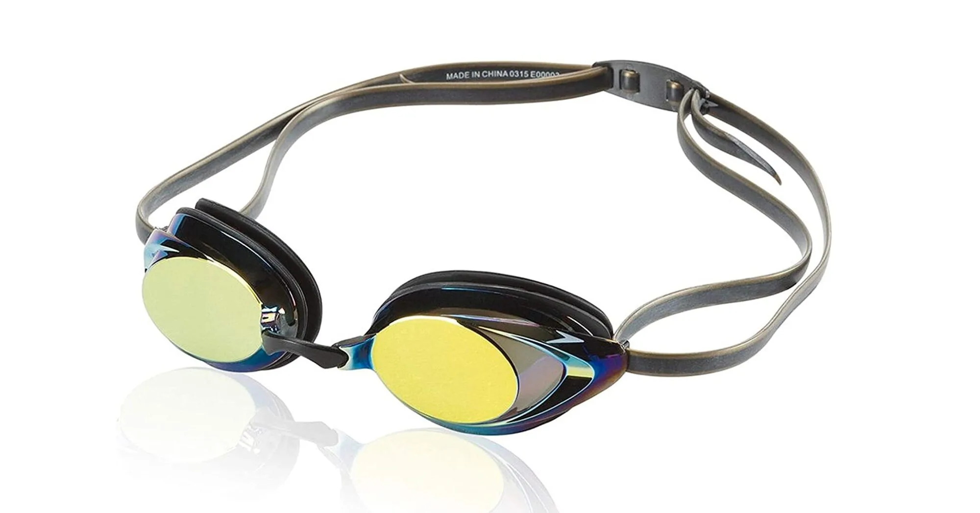 Speedo Vanquisher 2.0 Mirrored Open-Water Swimming Triathlon Goggle