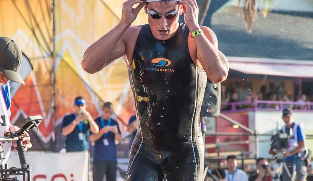 swim skin suit in a triathlon