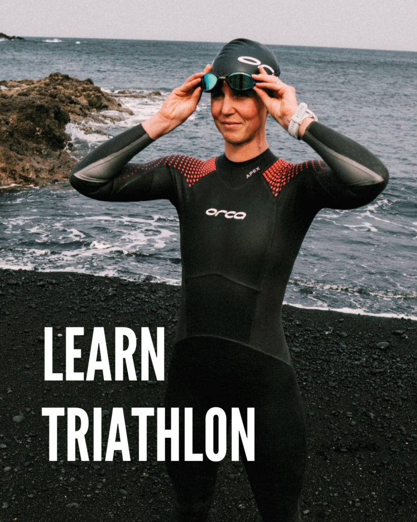 Learn Triathlon Female Swimmer