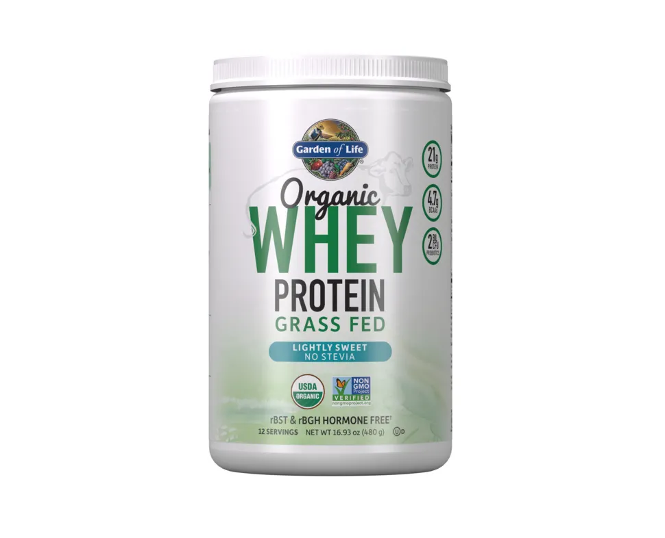 Garden of Life Organic Whey Protein Powder No Stevia