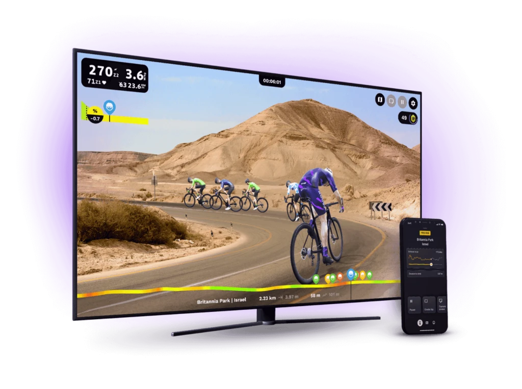 Zwift vs Rouvy Group Ride